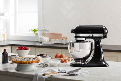 KitchenAid Artisan Series 5 Quart Tilt Head Stand Mixer with Pouring Shield KSM150PS, Almond Cream