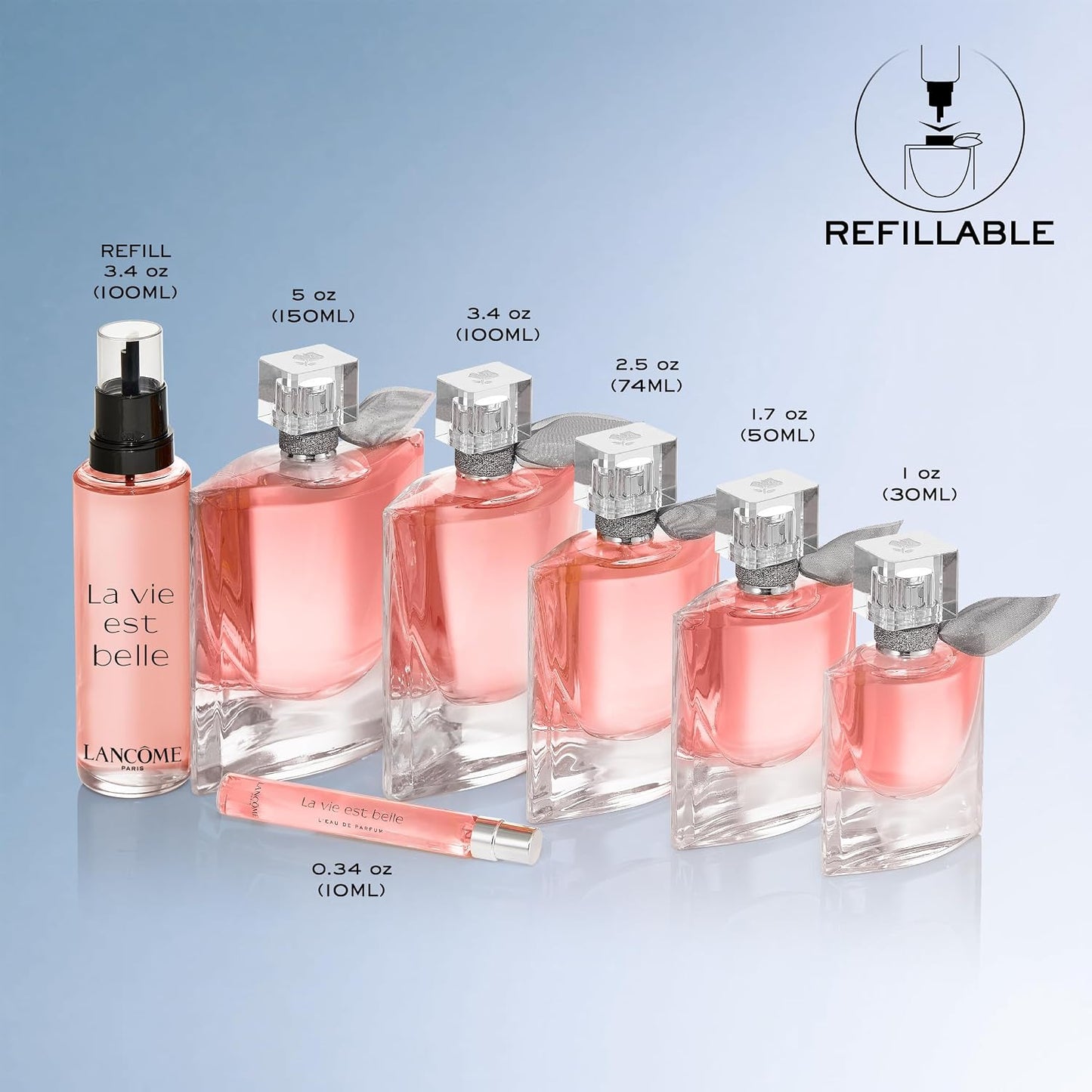 Lancôme La Vie Est Belle Eau de Parfum - Floral & Sweet Women's Perfume | Long Lasting Fragrance with Notes of Iris, Earthy Patchouli, Warm Vanilla & Spun Sugar - Floral & Sweet Perfume for Women