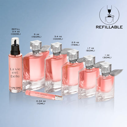 Lancôme La Vie Est Belle Eau de Parfum - Floral & Sweet Women's Perfume | Long Lasting Fragrance with Notes of Iris, Earthy Patchouli, Warm Vanilla & Spun Sugar - Floral & Sweet Perfume for Women