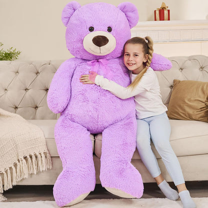 Toys Studio 47 Inch Big Teddy Bear Giant Stuffed Animal for Girls, 4 Feet Large Teddy Bear Baby Shower Party Decorations Kids Women Girlfriend Christmas Valentines Gifts, Light Brown