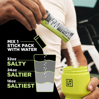 LMNT Zero Sugar Electrolytes - Raw Unflavored Salt | Drink Mix | 30-Count