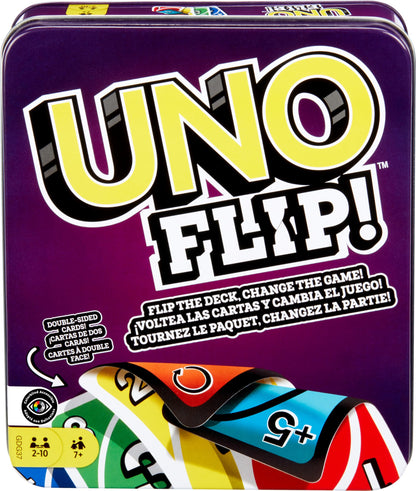 Mattel Games UNO Card Game for Kid, Adult & Family Nights & Parties, Travel & Vacations, Color Blind Accessible & Customizable Deck (Amazon Exclusive)