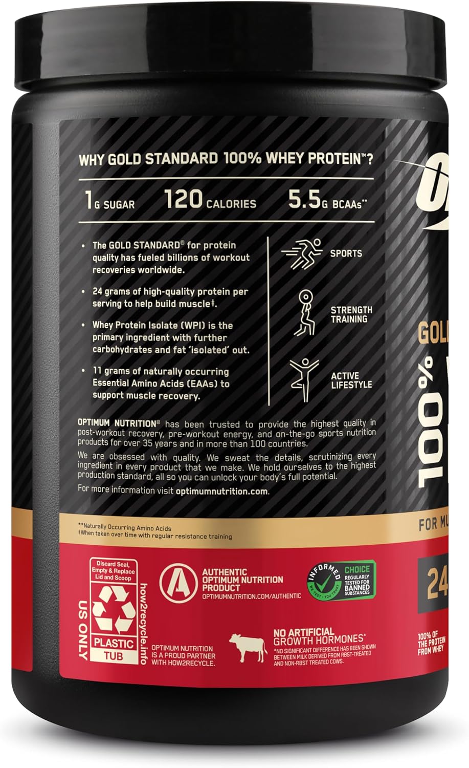 Optimum Nutrition Gold Standard 100% Whey Protein Powder, Extreme Milk Chocolate, 10 Pound (Packaging May Vary) (Pack of 2)