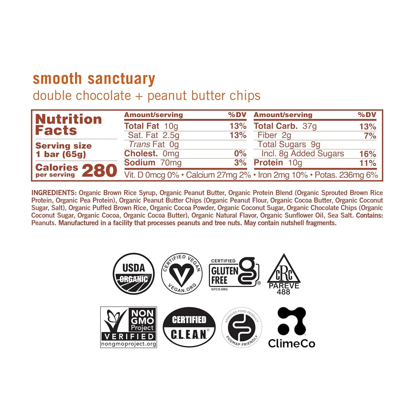GoMacro MacroBar Organic Vegan Protein Bars - Coconut + Almond Butter + Chocolate Chips (2.3 Ounce Bars, 12 Count)