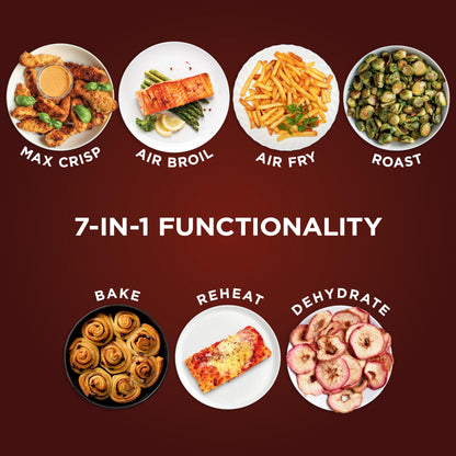 Ninja Air Fryer with Air Crisp | 5 QT Capacity fits up to 4lbs of Fries | 4-in-1 Pro Air Fry, Roast, Reheat, Dehydrate | 400°F Max Temp | 1750 Watts | W/Nonstick Basket & Crisper Plate | Grey | AF141
