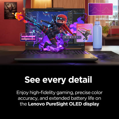 Lenovo Legion 5i – Gaming Laptop - Intel® Core™ i7-14700HX - 15" 2.5K WQXGA PureSight OLED Display–165Hz Refresh Rate–NVIDIA® GeForce RTX™ 5070 – 16 GB Memory – 1 TB Storage – 3 Months of PC GamePass
