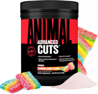 Animal Cuts Thermogenic Fat Burner Powder - Weight Loss for Women and Men for Metabolism, Energy, Focus, and Nootropic Brain Support with Ketones Appetite Suppressant - Orange Mango Flavor