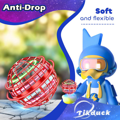 Tikduck Flying Orb Ball 2026 Toys Soaring Hover Boomerang Spinner Hand Controlled Mini Drone Cosmic Globe Spinning Kids Adults Outdoor Birthday Gift Cool Stuff for Boys Girls 6 7 8 9 10+ Year Old