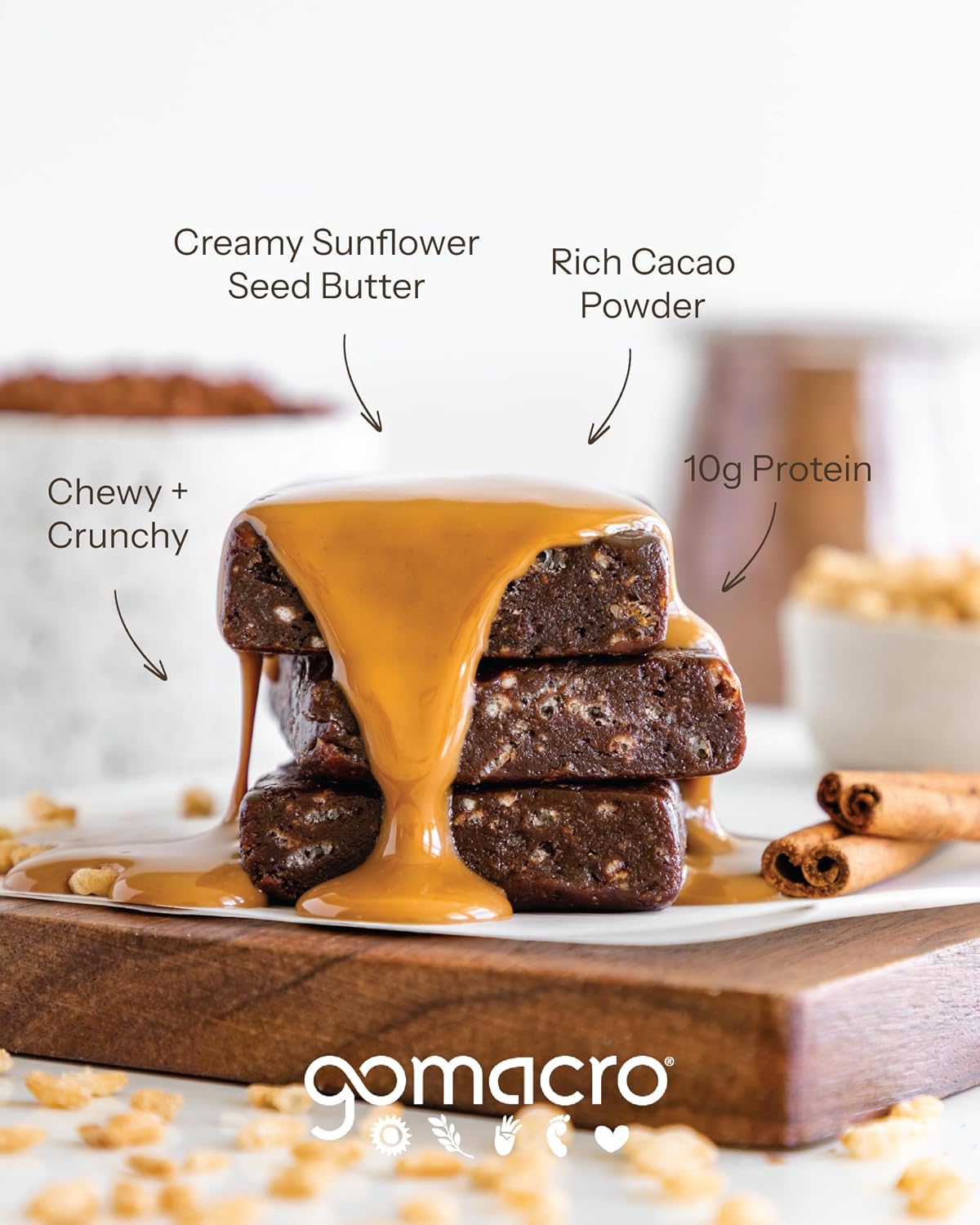 GoMacro MacroBar Organic Vegan Protein Bars - Coconut + Almond Butter + Chocolate Chips (2.3 Ounce Bars, 12 Count)