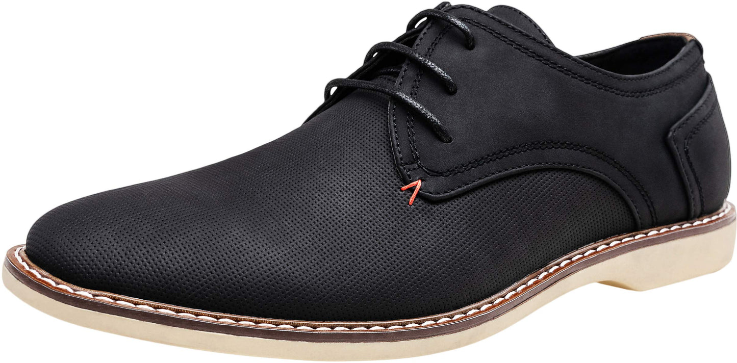 Jousen Men's Casual Dress Shoes Retro Business Classic Dress Shoes for Men