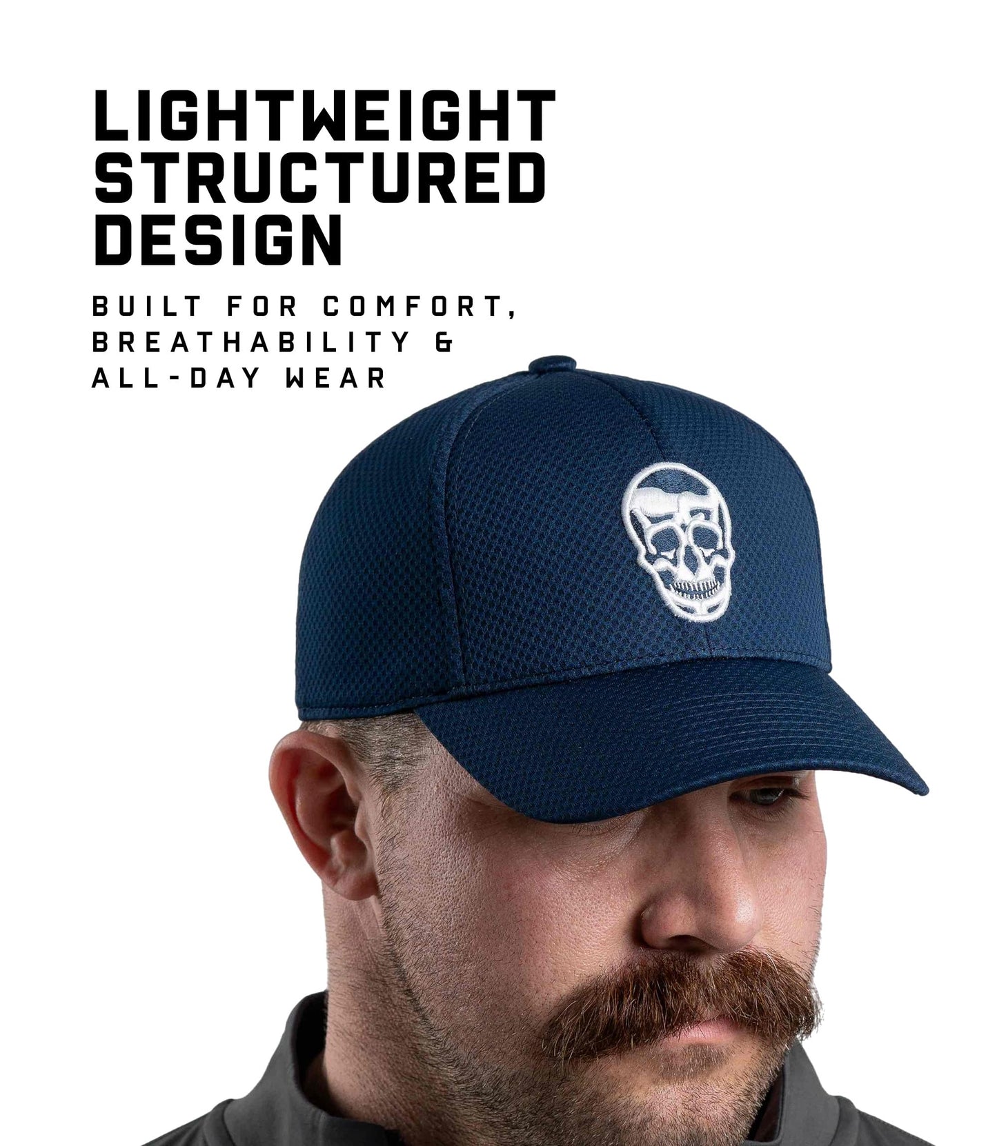 Gymreapers Baseball Hats and Caps for Men| Fitted Hats for Running, Workout, Gym & Outdoor Sports| Moisture Wicking Adapt Cap