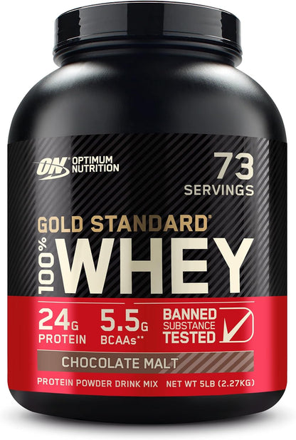 Optimum Nutrition Gold Standard 100% Whey Protein Powder, Extreme Milk Chocolate, 10 Pound (Packaging May Vary) (Pack of 2)