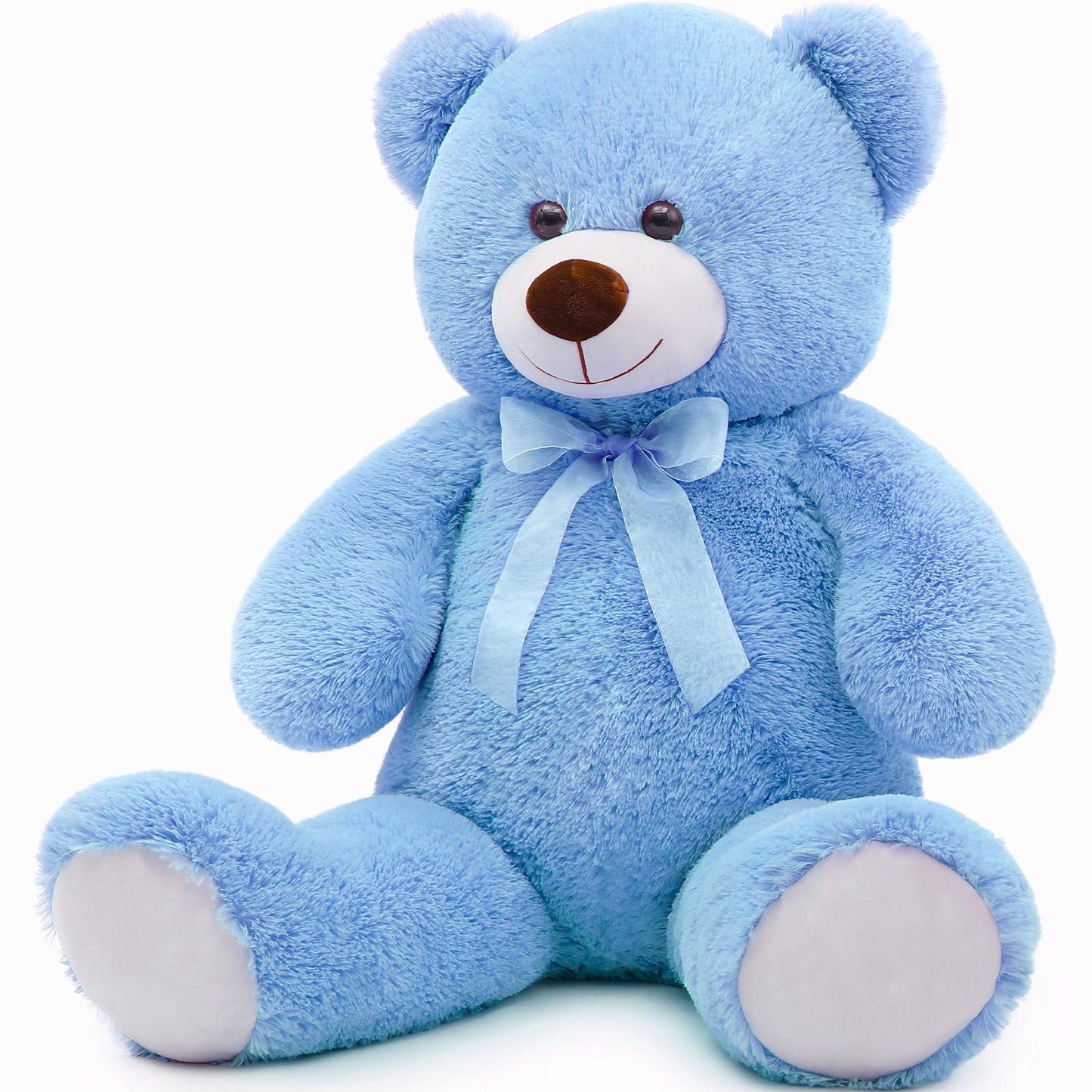 Toys Studio 47 Inch Big Teddy Bear Giant Stuffed Animal for Girls, 4 Feet Large Teddy Bear Baby Shower Party Decorations Kids Women Girlfriend Christmas Valentines Gifts, Light Brown