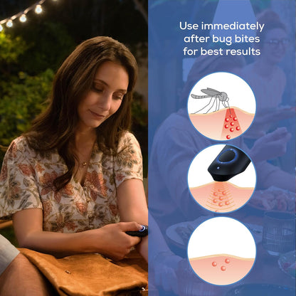 Beurer BR60 Insect Sting and Bite Relief, Bug Bite Healer for Chemical-Free Treatment of Insect Bites and Stings, Non-Toxic Natural Relief from Itching and Swelling, for Mosquito Bites