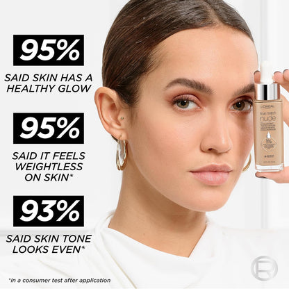 L'Oreal Paris True Match Nude Hyaluronic Tinted Serum Foundation with 1% Hyaluronic acid, Deep 8-10, 1 fl. oz. (Pack of 2)