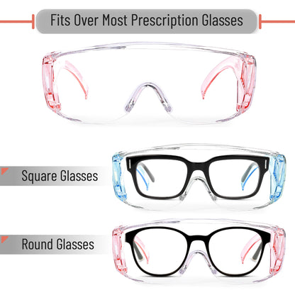 UNCO- Safety Goggles Over Glasses, Protective Goggles, Anti Fog, Work, Safety Glasses Over