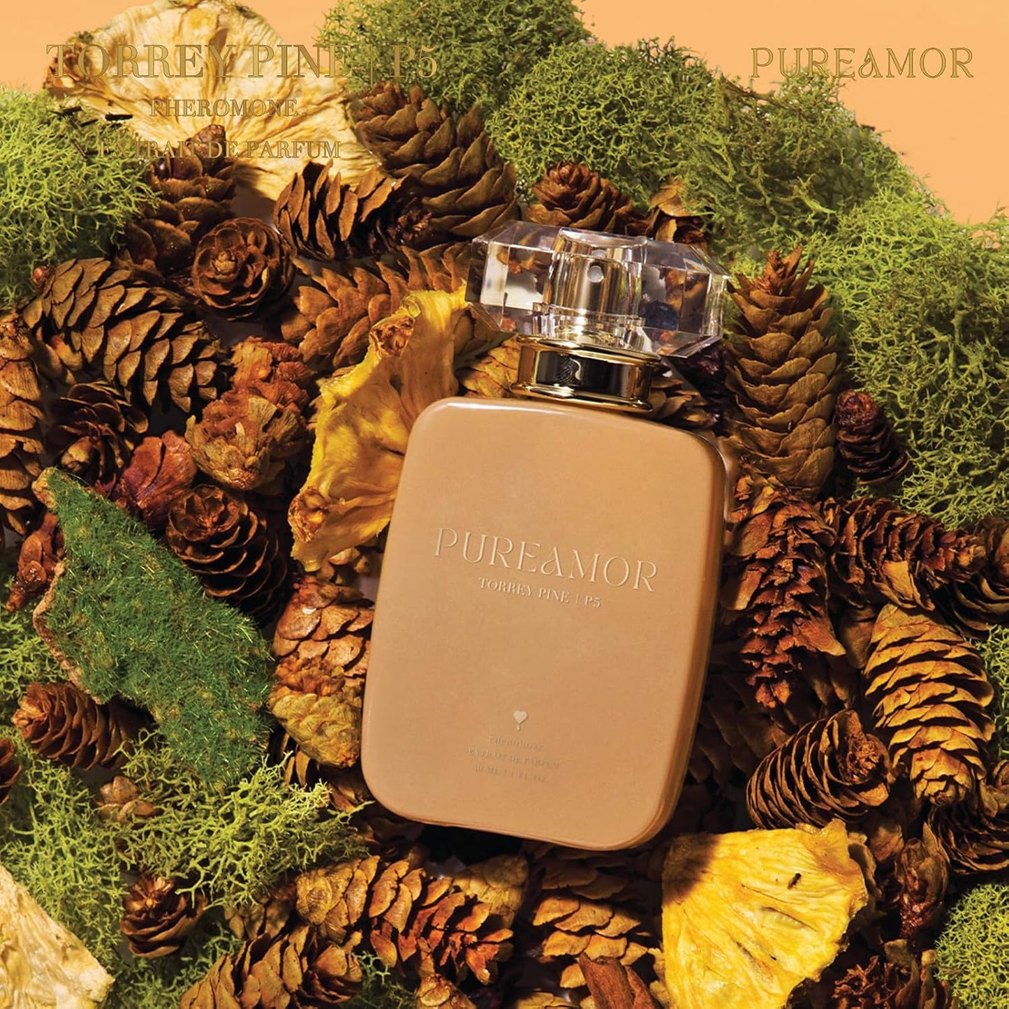 Pheromone Perfume for Women, Amber Noir Extrait de Parfum - Long Lasting Vanilla Amber Scent, 30% High Concentration, Full Size Fragrance Spray, 1.0 oz / 30 ml