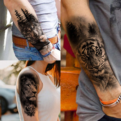 12 Sheets Beautiful Butterfly Flowers Temporary Tattoos For Women Feet Hands Body Art, Realistic Rose Peony Floral Fake Tattoo Sticker For Legs Ankle, Waterproof Lily Dreamcatcher Temp Tatoos Decals