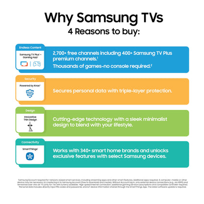Samsung 43-Inch Class QLED Q7F Series Samsung Vision AI Smart TV (2025 Model, 43Q7F) Quantum HDR, Object Tracking Sound Lite, Q4 AI Gen1 Processor, 4K upscaling, Gaming Hub, Alexa Built-in