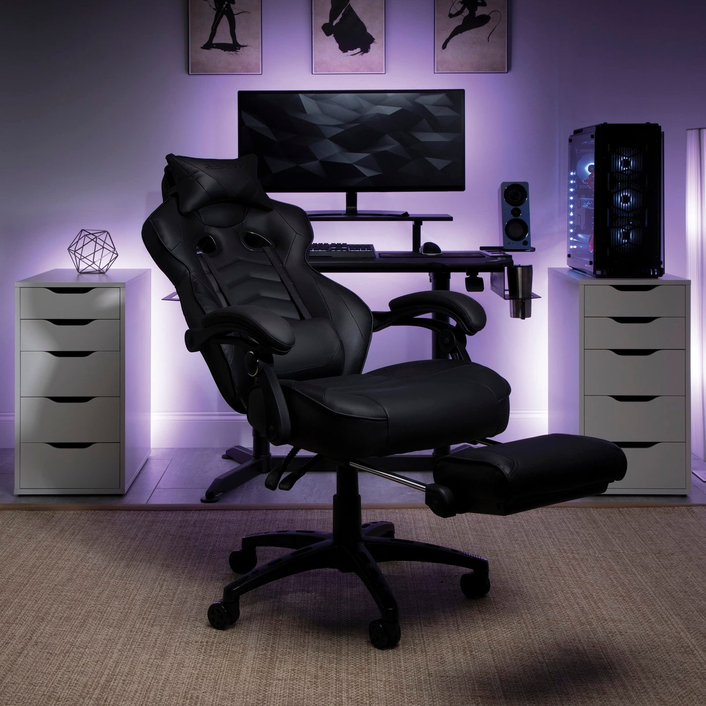 RESPAWN FLEXX Ergonomic Office and Gaming Chair with Lumbar Support - Breathable Mesh Recliner with Headrest & Adjustable Arms, Comfy Home Office Desk Chairs, Reclining Gaming Seat for Adults - Brown