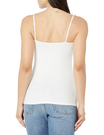 Amazon Essentials Women's Slim-Fit V-Neck Cami, Pack of 4