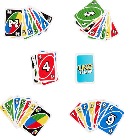 Mattel Games UNO Card Game for Kid, Adult & Family Nights & Parties, Travel & Vacations, Color Blind Accessible & Customizable Deck (Amazon Exclusive)