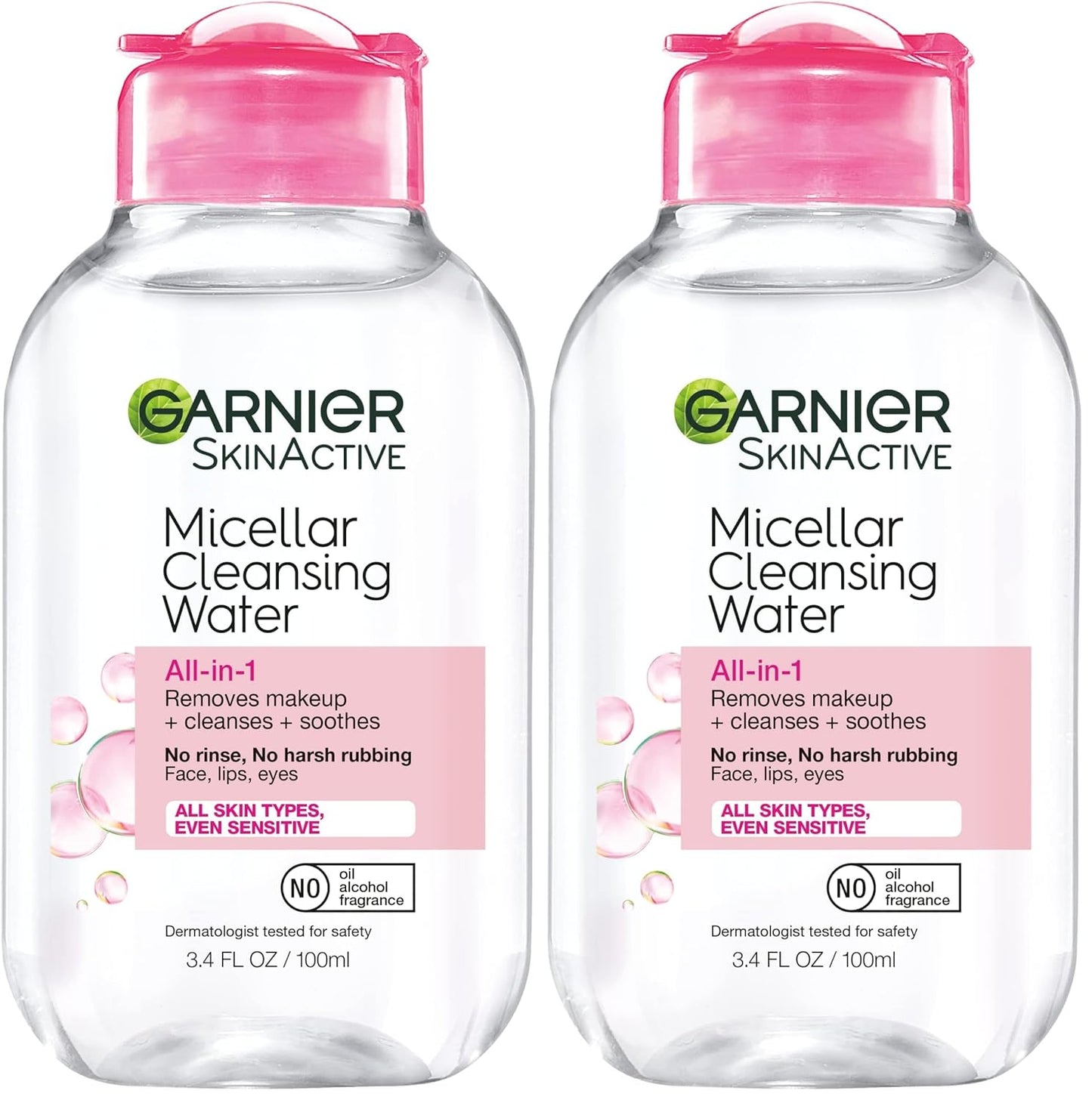 Garnier Micellar Water, Hydrating Facial Cleanser & Makeup Remover, Suitable for Sensitive Skin, Vegan, Cruelty Free, 13.5 Fl Oz (400mL), 1 Count