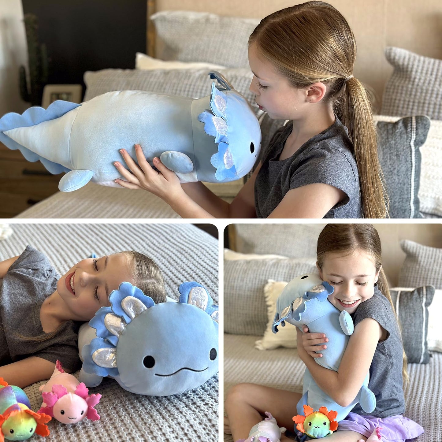 MaoGoLan 8Pcs Chicken Stuffed Animals, Stuffed Hen Plush Toys with Babies Chickens and Eggs, Nest House Plush Set, Cute and Soft Farm Stuffed Animals Gift for Kids