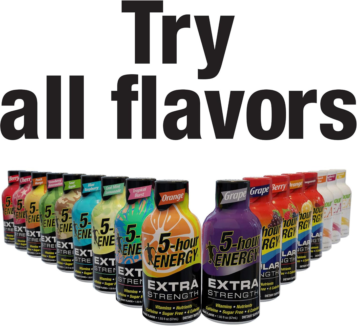 5-hour ENERGY Shot, Regular Strength, Berry, 1.93 oz, 48 Pack