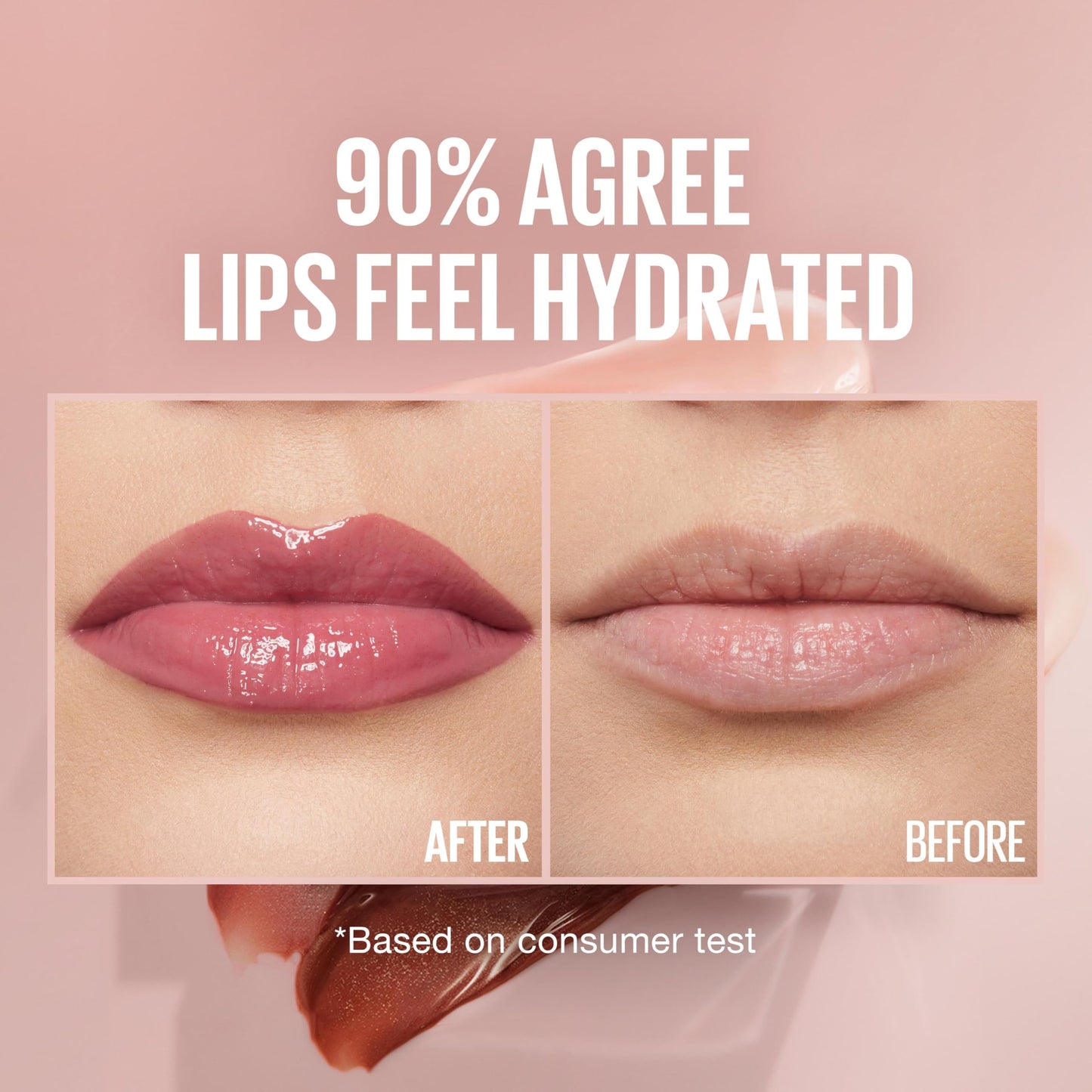 Maybelline Lifter Gloss, Hydrating Lip Gloss with Hyaluronic Acid, Ice, Pink Neutral, 0.18 Ounce