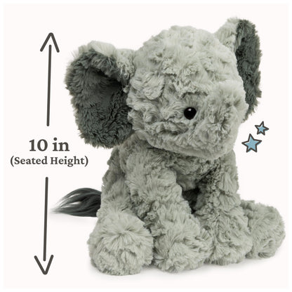 GUND Cozys Collection Cow, Stuffed Animal for Ages 0 and Up, Spring Decor Plush Toy, Cream/Blue, 10”