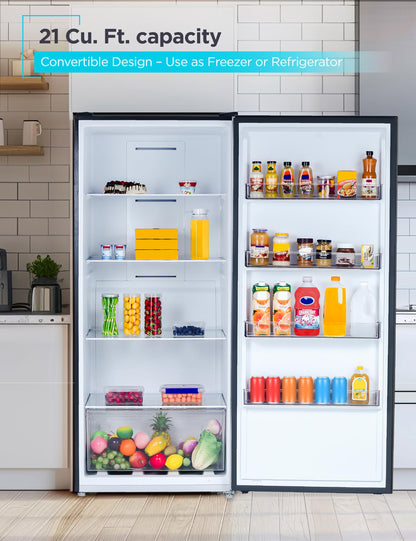 BLACK+DECKER 16.4 Cu. Ft. Top Mount Refrigerator with Freezer, 2 Door Refrigerator with Top Freezer and Separate Temperature Controls, Auto Defrost, BR1640KW, White