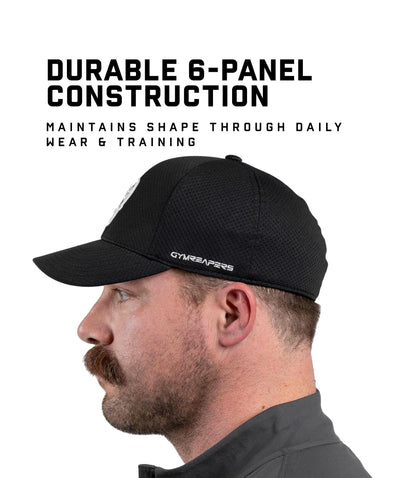 Gymreapers Baseball Hats and Caps for Men| Fitted Hats for Running, Workout, Gym & Outdoor Sports| Moisture Wicking Adapt Cap