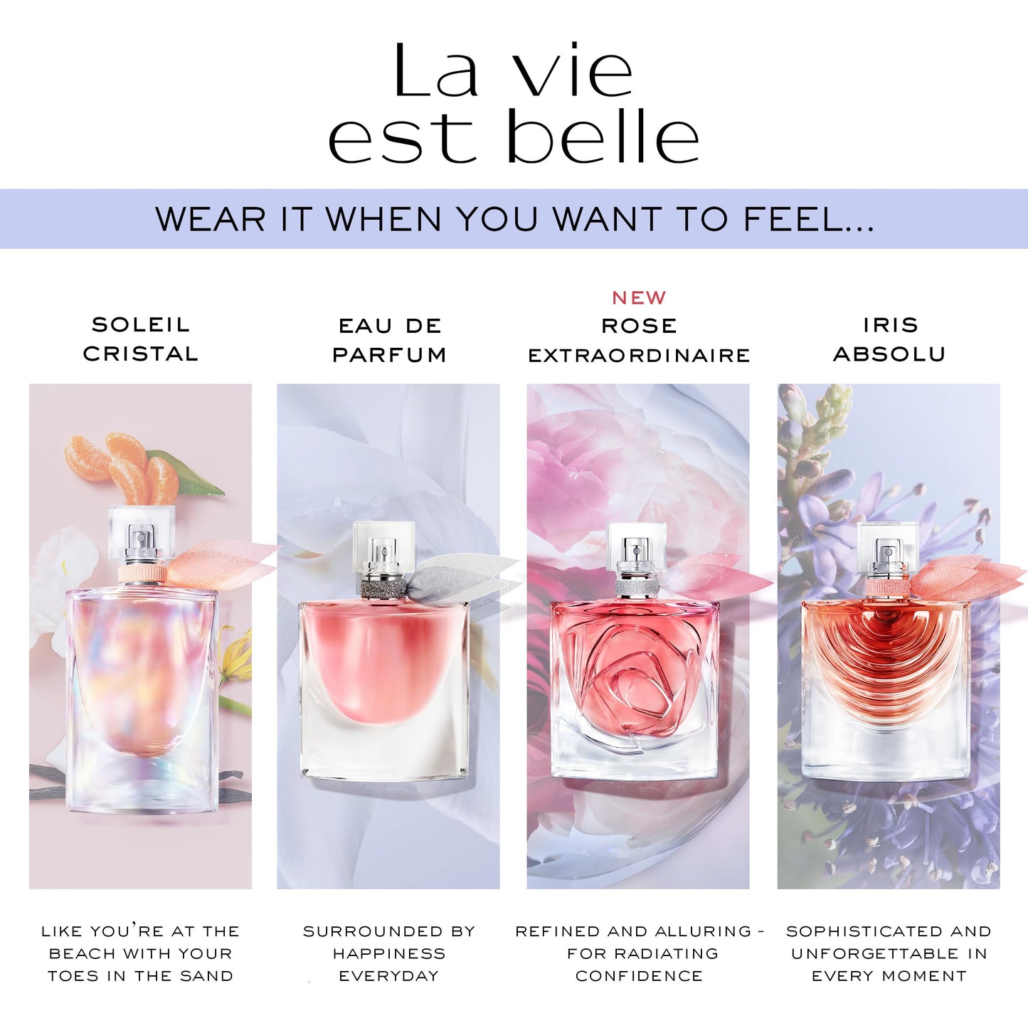 Lancôme La Vie Est Belle Eau de Parfum - Floral & Sweet Women's Perfume | Long Lasting Fragrance with Notes of Iris, Earthy Patchouli, Warm Vanilla & Spun Sugar - Floral & Sweet Perfume for Women
