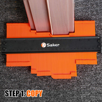 Saker Contour Gauge (10Inch) Profile Tool with Adjustable Lock,Gifts for Men Women Father Dad Boyfriend Husband-Precisely Copy Irregular Shape Duplicator-Cool Gadgets for Woodworking Tool Tracing