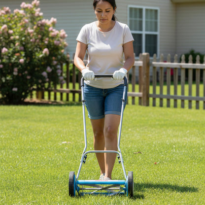 American Lawn Mower 1204-14 14-Inch 4-Blade Push Reel Lawn Mower, Red