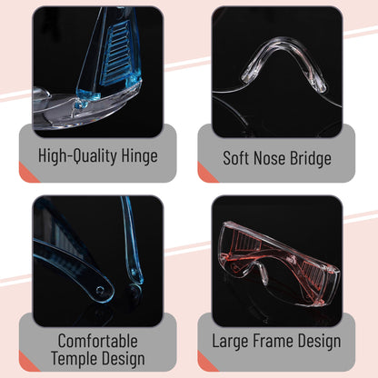 UNCO- Safety Goggles Over Glasses, Protective Goggles, Anti Fog, Work, Safety Glasses Over
