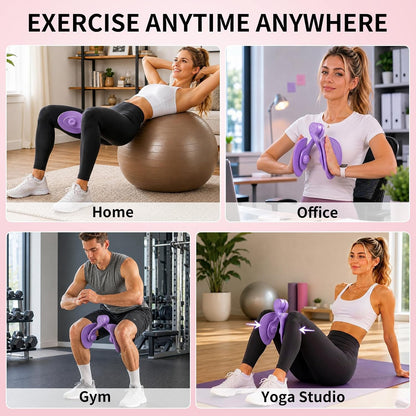 Thigh Master, 360°Adjustable Pelvic Floor Exercise Devices with Ergonomic Design, 45 LBS Kegel Exercise Pelvic Floor Trainer for Woman Man, Inner Thigh Trainer for Home Gym Office
