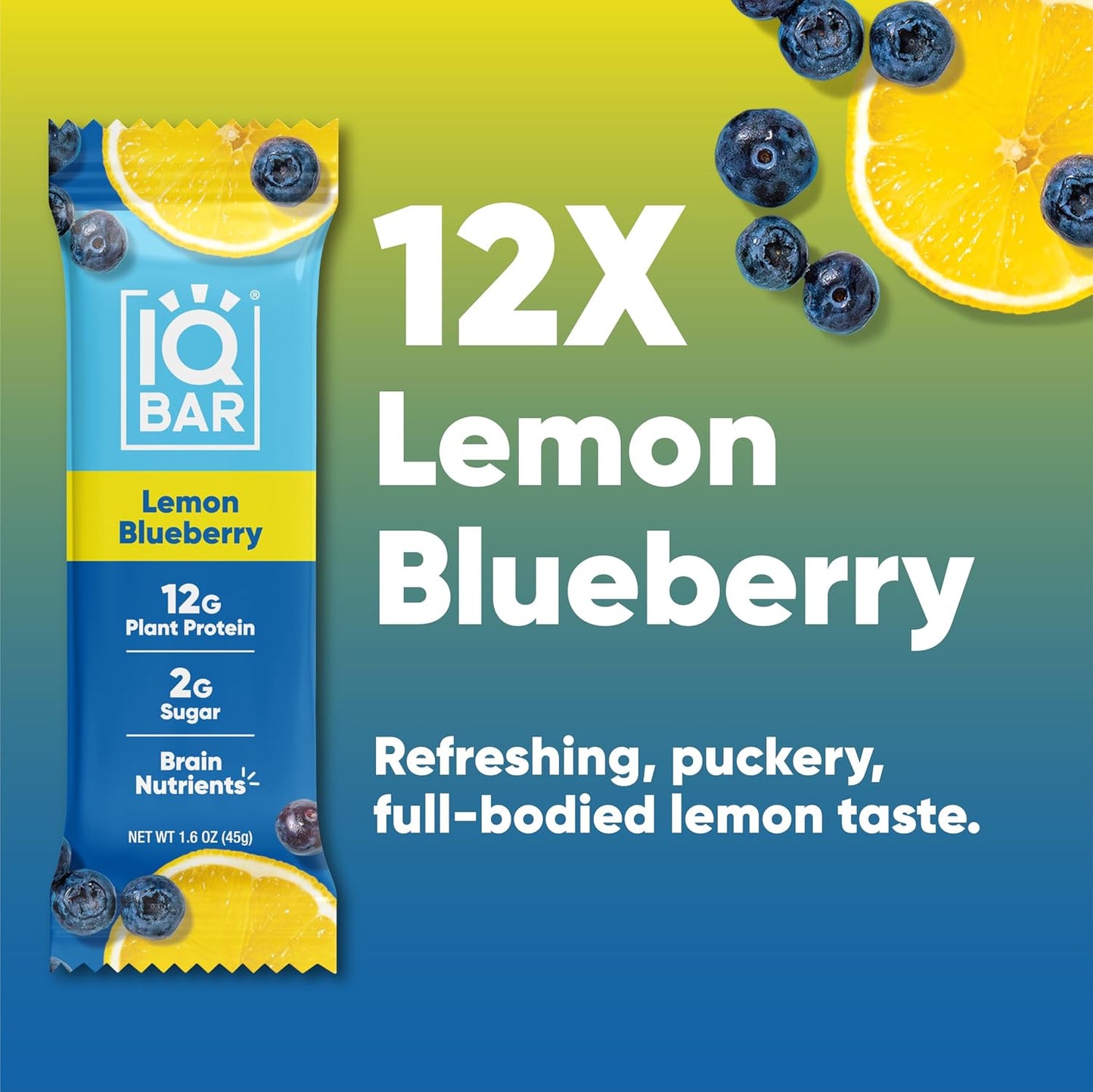 IQBAR Clean Plant Protein Bars, Almond Butter Chip 12-Count | Protein Snack | High Fiber, High Protein, Low Sugar, Clean Label Project Certified | Gluten Free, Dairy Free, Vegan, Keto, Soy Free