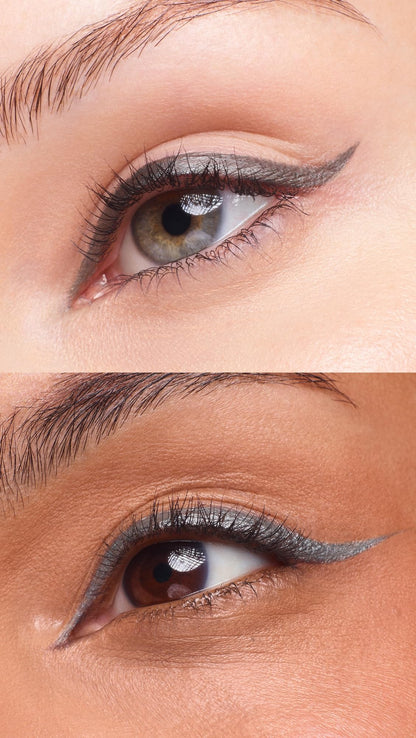stila Waterproof Liquid Eye Liner, Stay All Day Makeup with Fine Brush Tip Lasting Satin Finish, Smudge-Proof & Transfer-Resistant
