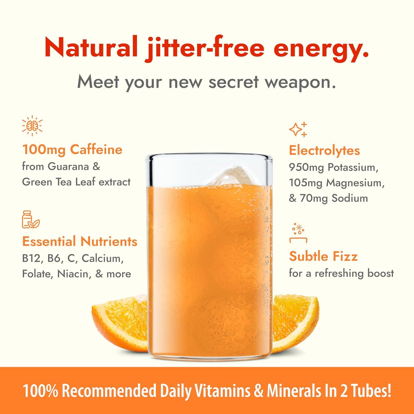 Zipfizz Daily Energy Drink Powder, Blood Orange, 20 Pack | 3-in-1 Sustained Energy, Rapid Hydration, and Essential Vitamins | Sugar-Free | Electrolyte Powder | Contains Vitamin B-12 & Antioxidants