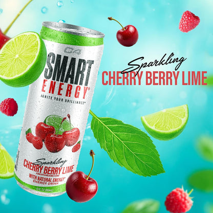 C4 Smart Energy Drinks Variety Pack, Sugar Free Performance Fuel & Nootropic Brain Booster, Coffee Substitute or Alternative, 4 Flavor Berry Breeze Variety (Pack of 24)