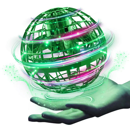 Ciniffo 2026 Upgraded Flying Orb Ball Toy with Dazzling Lights, Magic Hover Spinner, Cool Boomerang Hand Drone, Galaxy Ball Cosmic Globe, Indoor Outdoor Toys Gift for Kids 6 7 8 9 10+ Boys Girls