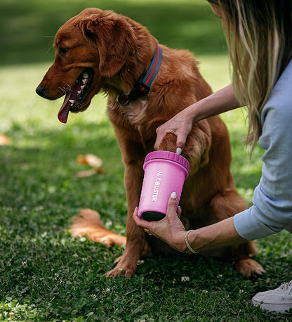 Dexas MudBuster Portable Dog Paw Cleaner - Premium Quality, Blue, Small Size for Pet Supplies and Accessories