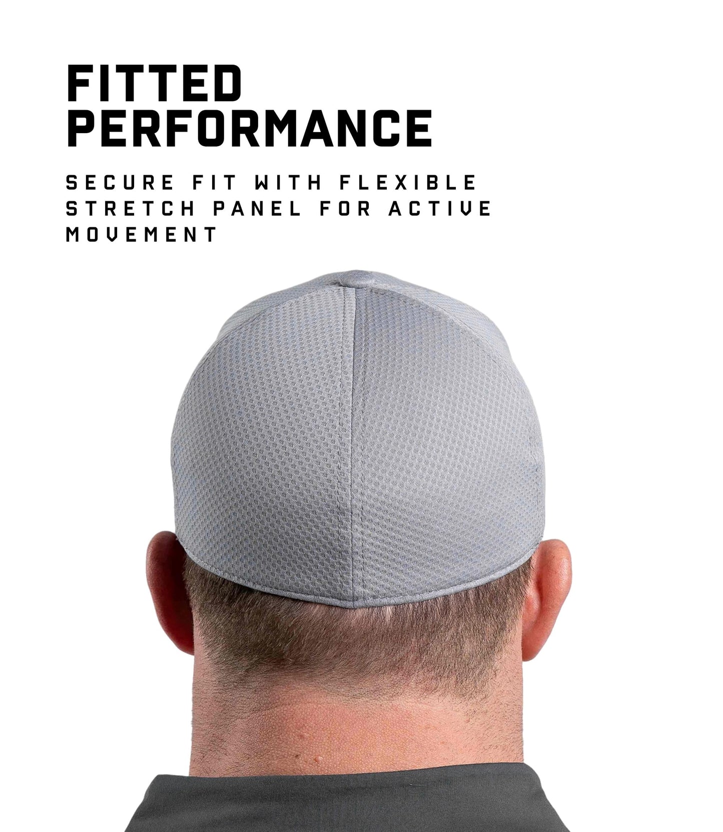 Gymreapers Baseball Hats and Caps for Men| Fitted Hats for Running, Workout, Gym & Outdoor Sports| Moisture Wicking Adapt Cap