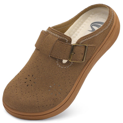 Spesoul Clogs for Women Wide Width Slip On Mules Slide On Potato Shoes Diabetic Slippers Closed Toe Zero Drop for Swollen Feet Summer Indoor Outdoor