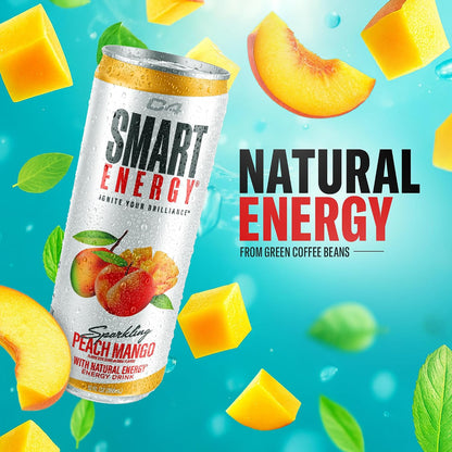 C4 Smart Energy Drinks Variety Pack, Sugar Free Performance Fuel & Nootropic Brain Booster, Coffee Substitute or Alternative, 4 Flavor Berry Breeze Variety (Pack of 24)