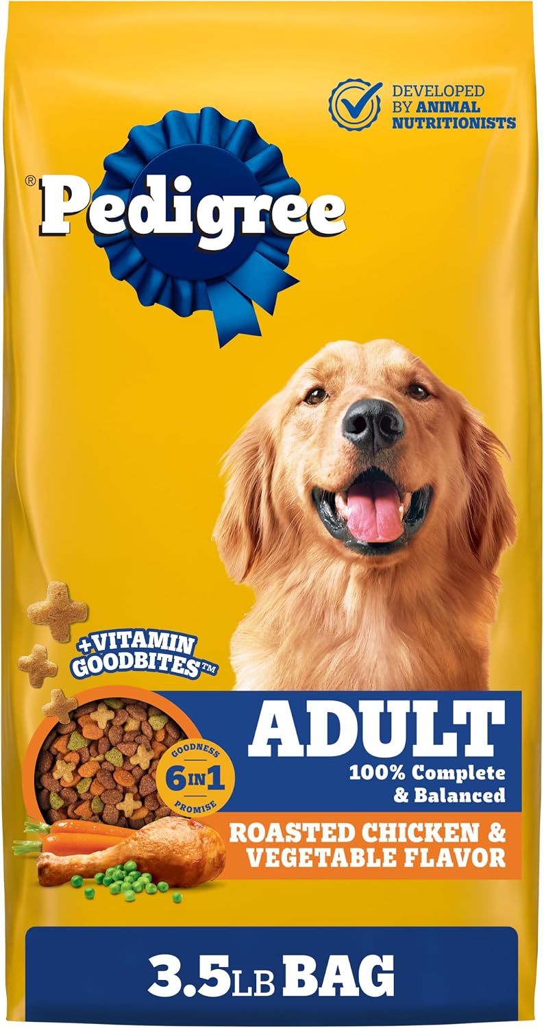 Pedigree Complete Nutrition Dry Dog Food, Steak & Vegetable, 18 lb