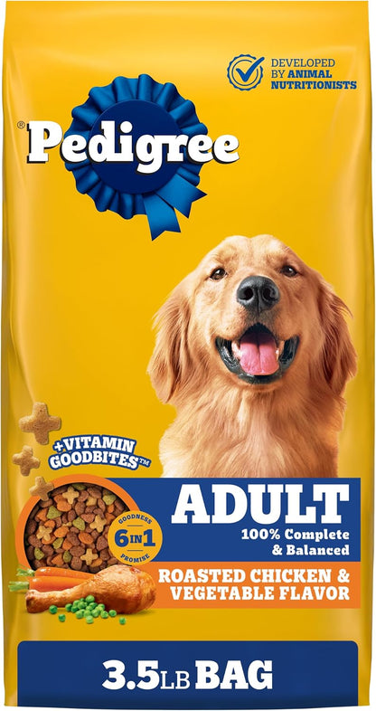Pedigree Complete Nutrition Dry Dog Food, Steak & Vegetable, 18 lb