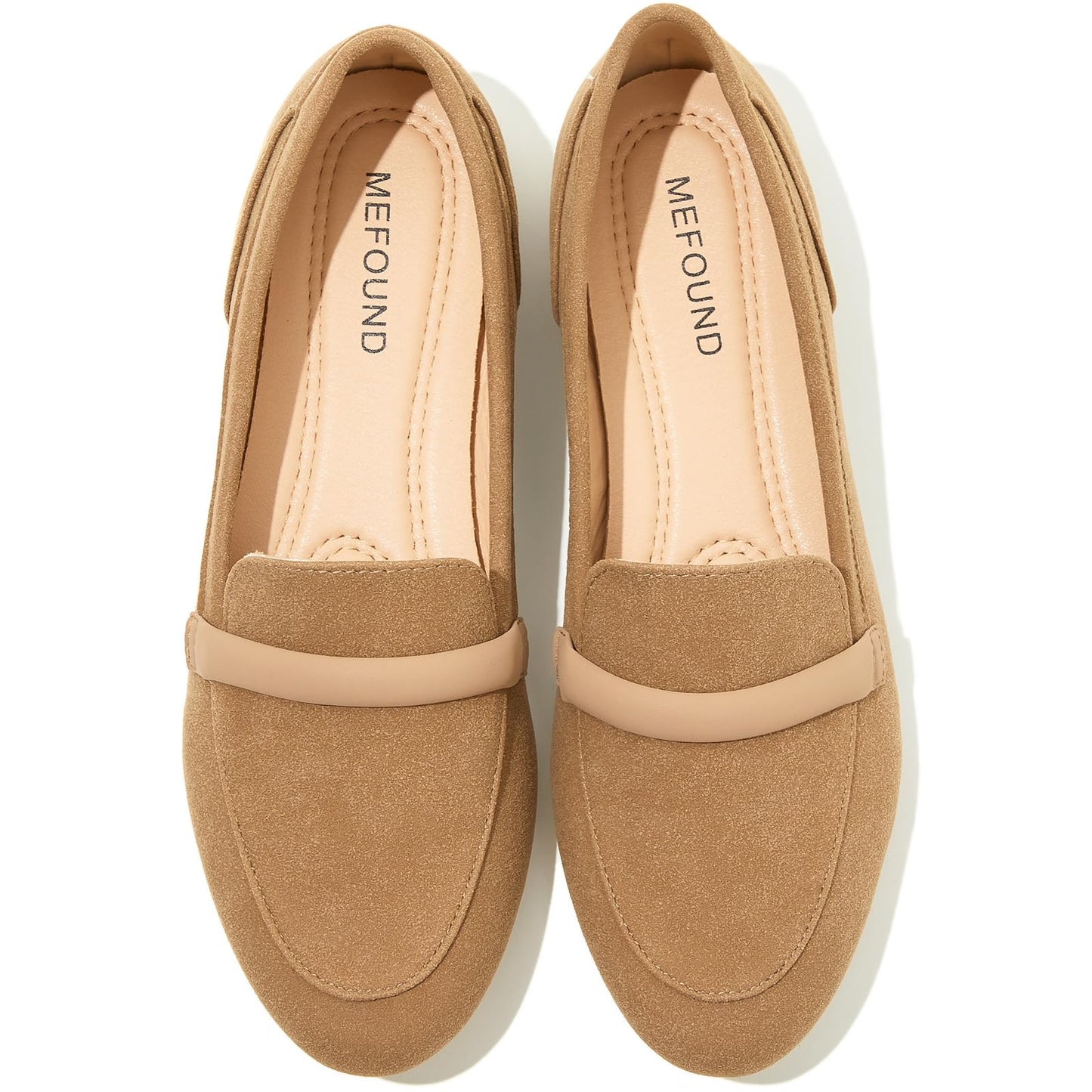 Women's Slip on Flats Shoes Runs Small Faux Suede Ballet Flats Fashion Business Casual Comfortable Flats Dressy Loafers for Women